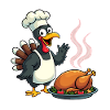 Cuisinier de dinde de Thanksgiving