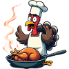 Cuisinier de dinde de Thanksgiving