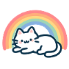 Sweet Rainbow Cat