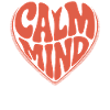 Calm Mind – Retro Heart Design