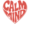 Calm Mind – Retro Heart Design