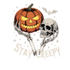 Restez effrayant, restez effrayant Thème d’Halloween