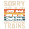 Train Retro Humor Motif