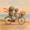 Love Moves on a Stone Bicycle