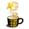 Dragon Steam RPG Stat Mug
