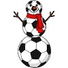 Soccer Cartoon Snowman