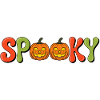 Spooky Pumpkin Lettering