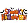Spooky Halloween Pumpkin Letters