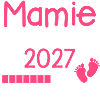 Mamie en 2027 Cadeau Future Grand-mère