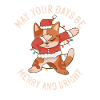 Dabbing Santa Cat - Joyeux Noël