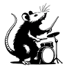 DrummerMaus Silhouette