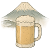 Bier am Berggipfel