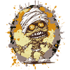 Mummy in splatter look