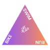 Triathlon Triangle Gradient