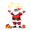 Joyeux Noël Cool Père Noël Cadeaux