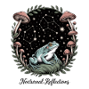 Nocturnal Reflections Frog Illustration