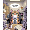 Katzenchef Büro Not Today