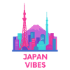 Japan Vibes Neon Skyline Silhouette