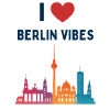 I Love Berlin Vibes City Silhouette