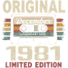 Cadeau D'anniversaire Décembre 1981