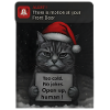 Chat Noël avec des chats drôles