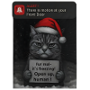 Chat Noël avec des chats drôles