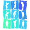 Golf Golfers Golfers Kids Men Boys