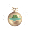 Tropical Island Christmas Ornament