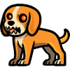 Beagle Hund Halloween Zombie
