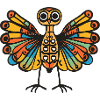Peacock Bird Halloween Zombie