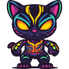 Panther Halloween Zombie