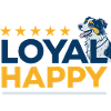 Happy Loyal Dog Logo