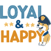 Loyal & Happy Police Dog