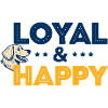 Loyal & Happy Dog Logo