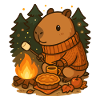 Capybara Campfire – Cozy Nights & Autumn Mood