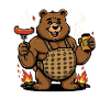 Bratwurst Bear Idée cadeau barbecue