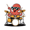 Drummer Octopus Band Groove