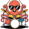 Drummer Octopus Band Groove