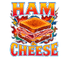 Schinken-Käse-Sandwich Lieblingsessen Seltsam 90er