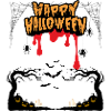 Spooky Halloween Forest – Dripping Font
