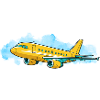 Yellow Jet Traveler Illustration