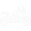 Motorcycle GS white