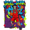 Skull Dunk – Skeleton Basketball Graffiti 90s