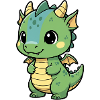 Cute Baby Dragon | Kawaii & Cuddly