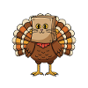 Turkey Cat Thanksgiving Fall Harvest