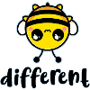 Bee Different Cute Character