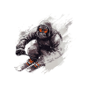 Gorilla Ski Skiing