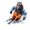 Wolf Ski Skiing