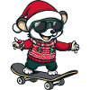 Mouse Christmas Funny