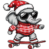 Éléphant Moche Noël